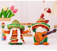 Cinco de Mayo Gnomes Cinco de Mayo Decorations for Home Cinco de Mayo Party Decor Mexican Taco Tuesday Fiesta Party Decorations Gnomes Ornaments Home Table Decor Indoor Sombrero Plush Gomes Mexican