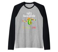 Cinco de Mayo - Holy Guacamole Its Mexican Fiesta Time Raglan Baseball Tee