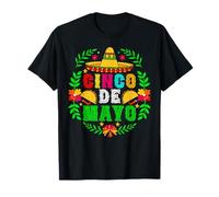 Cinco De Mayo Lets Fiesta Squad 5 De Mayo Mexican Men Women T-Shirt
