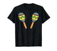 Cinco De Mayo Maracas Boobs Funny Mexican Women Gift T-Shirt