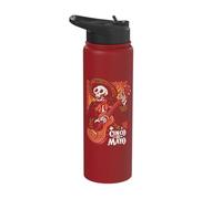 Cinco de Mayo Mariachi Skeleton Stainless Steel Insulated Water Bottle