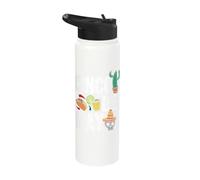 Cinco de Mayo Mexican Elements Stainless Steel Insulated Water Bottle