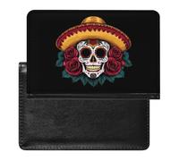 Cinco De Mayo Mexican Skull Funny Passport Cover Holder for Travel Lightweight Waterproof Passport Protector
