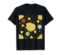 Cinco de Mayo Mexico Nachos Guacamole Chips Salsa Avocado T-Shirt