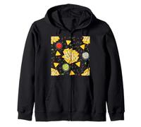 cinco de mayo mexico nachos guacamole chips salsa avocado Zip Hoodie