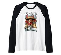 Cinco De Mayo Real History Mexican Heritage Message Raglan Baseball Tee