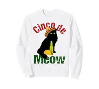 Cinco de Meow - Fun Beer Taco Cat Cinco de Mayo Sweatshirt