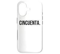 Cincuenta. Spanish 50th Birthday cool Fiesta/party Case for iPhone 17