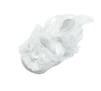 Cinda Baby Girls Lace Flower Shoes White 0-3 Months