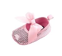Cinda Baby Girls Sequinned Christening Party Shoes Pink 0-3 Months