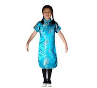 Cinda Clothing Dragon and Phoenix Qi Pao (11-12 Years, Turquoise)