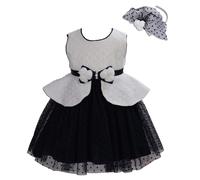 Cinda Girls Bridesmaid Dress and Headband - 5-6 Years - Blue - Polyester