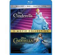 Cinderella (1950) / Cinderella (2015) [New Blu-ray] With DVD, Boxed Set, Digit