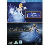 Cinderella (Live Action) / Cinderella (Animation) Blu-Ray [2015]