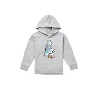 Cinderella Clock Strikes Twelve With Jaq And Gus Youth Kids Pull-Over Hoodie, Athletic Heather Disney Grey 7-8 Years