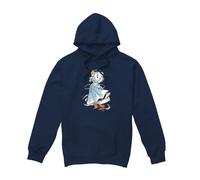Cinderella Clock Strikes Twelve With Jaq & Gus Hoodie Navy | Size: Large Cinderella Navy L