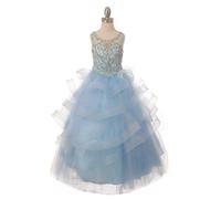 Cinderella Couture Princess Sienna Gown - Blue - 16 size