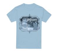 Cinderella Dream Big With The Fairy Godmother T-Shirt Light Blue Cinderella Light Blue XXL