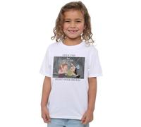 Cinderella Even The Best Sisters with Anastasia and Drizella Girls T Shirt, White, 12-13 Years