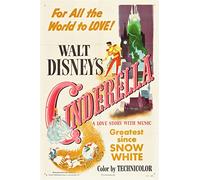 Cinderella : Movie Poster Classic Retro Repro Vintage Style 24"x16" (#NM0224)