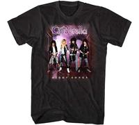 Cinderella Night Songs Album Cover Art Men's T Shirt 80's Glam Rock Band Merch Size 3XL Black