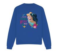 Cinderella Princess, Jasmine Making Every Dream Count Sweatshirt Royal | Size: Large Cinderella Royal L