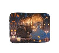 Cinderella Printed Laptop Sleeve Printed Laptop Protective Case Suitable For Travel And Office Use 10 inch