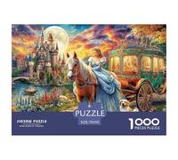 Cinderella SceneHerculean Jigsaw Puzzles for Adults A 1000-Piece (Advanced) Epic of Impossible, Hard, And Difficult Challenging Puzzle Games - The Supreme Gift for Puzzle-Loving Adults And Kids Age 1