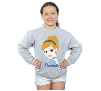 Cinderella Silhouette Sweatshirt Disney Princess Grey 9 Years