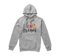Cinderella Team Dream With Jaq & Gus Hoodie Light Grey | Size: Medium Cinderella Light Grey M