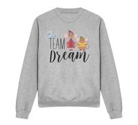 Cinderella Team Dream With Jaq & Gus Sweatshirt Light Grey | Size: Large Cinderella Light Grey L
