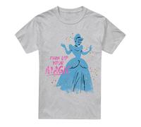 Cinderella Turn Up Your Magic T-Shirt Grey | Size: XL Cinderella Grey XL