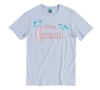 Cinderella Unisex Adult Classic Bird Logo T-Shirt TT403