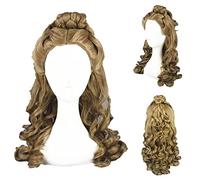 Cinderella Wig Cosplay Role Play Halloween Film Movie Sandy Princess Synthetic Wavy Hair + Wig Cap