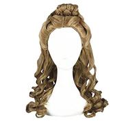 Cinderella Wig Cosplay Role Play Halloween Film Movie Sandy Princess Synthetic Wavy Hair + Wig Cap