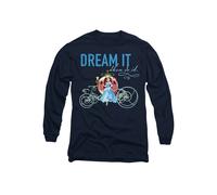 Cinderella With Pumpkin Coach. Dream It, Then Do It Long Sleeve T-Shirt, Navy Disney Navy S