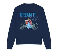 Cinderella With Pumpkin Coach. Dream It, Then Do It Sweatshirt Navy Cinderella Navy M