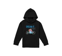 Cinderella With Pumpkin Coach. Dream It, Then Do It Youth Kids Pull-Over Hoodie, Black Disney Black 7-8 Years