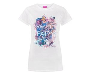 Cinderella Womens/Ladies Reality Is Just A Fairy Tale T-Shir NS8375