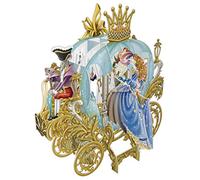 Cinderella's Carriage 3D Pop Up Greetings Card