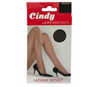 Cindy LARGE 20 Denier Ladder Resist Ladies Tights - Storm Grey - 6 Pair