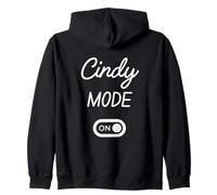 Cindy Mode On Name Zip Hoodie