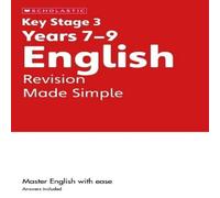 Cindy Torn KS3 English Revision Made Simple Years 7-9 Paperback Book Cindy Torn Multicolor