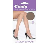 Cindy Womens/Ladies Mediumweight Support Tights (1 Pair) (Large (5ft6â€-5ft10â€)) (Paloma Mink)