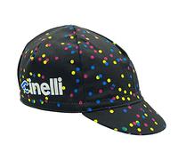 Cinelli Caleido Dots Cap, Multicolor, One Size Black