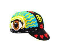 Cinelli Ana Benaroya Cycling Cap, Eye of The Storm, One Size Red