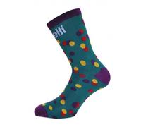 Cinelli Cycling Socks - Caleido Dots Blue / XSmall / Small
