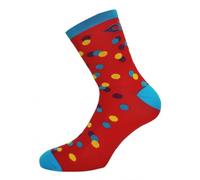 Cinelli Cycling Socks - Caleido Dots Red / XSmall / Small