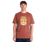 Cinelli Jeremy Fish Mr Cat Hat T-Shirt, Orange, S