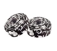 Cinelli Macro Splash Cork Handlebar Tape, Red/Blk